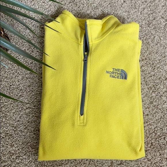 The North Face Other - North Face Men’s 1/4 Zip Fleece Jacket Yellow
